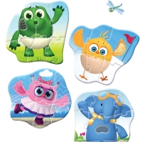 Макси пазлы с тактильными вставками "ЦЫПА"