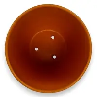 Горшок цветочный с поддоном 5 л, d122/h19,5 см терракот керамика, "Голландия" (М)