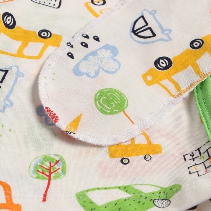 Комплект для новорождённых, цвет белый/машинки, рост 62 см