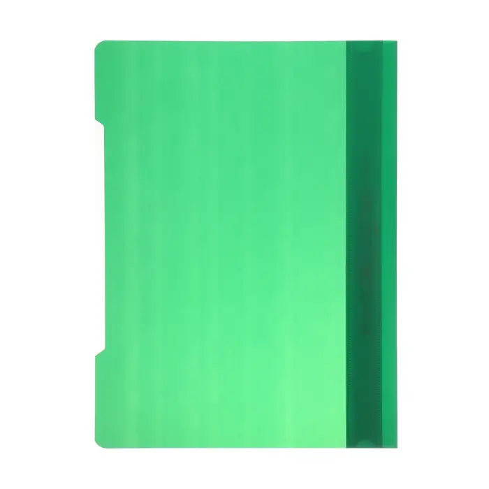 Папка - скоросшиватель Calligrata, А4, 160 мкм, зелёная, прозрачный верх