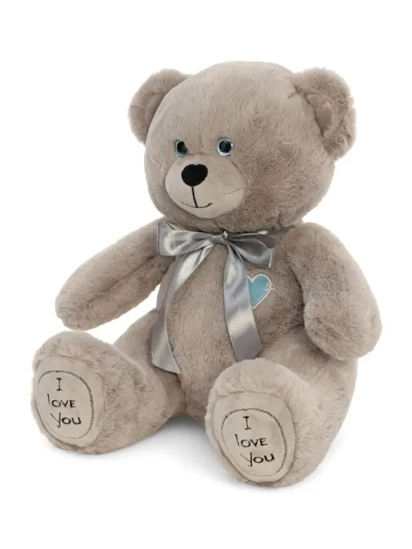 Мягкая игрушка "Медведь Фил", цвет серый, 55 см МФил/30/78-1