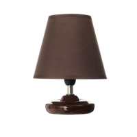 Лампа настольная "Мини" 1х40Вт Е14 кофе 15х15х20см МОДЕЛЬ: 3133993