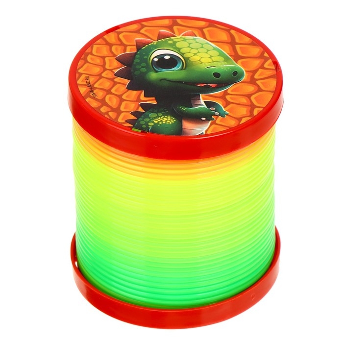 Пружинка - радуга &laquo;Динозаврики&raquo; d.-5см , в шоубоксе