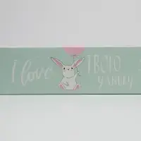 Коробка для макарун, кондитерская упаковка &laquo;Люблю твою улыбку&raquo;, 5.5 х 18 х 5.5 см