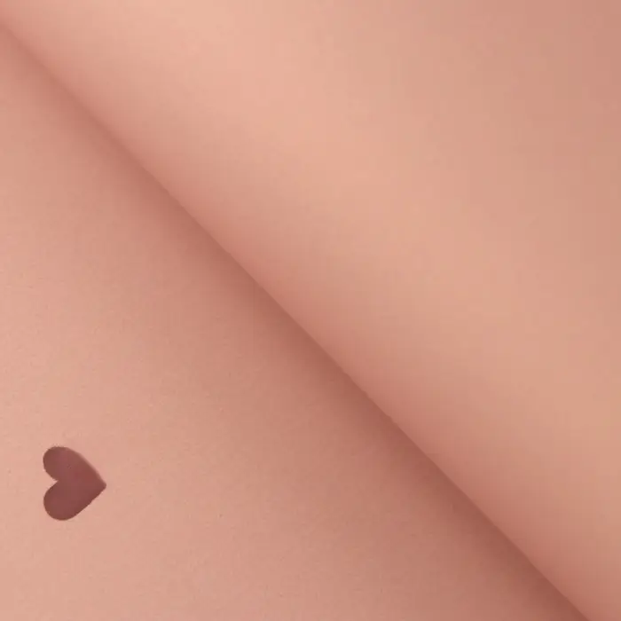 Пленка для цветов и букетов, в листах, 57&times;57 &plusmn;1 см, &laquo;Сердечки&raquo;, пудра темная, 65 мкм