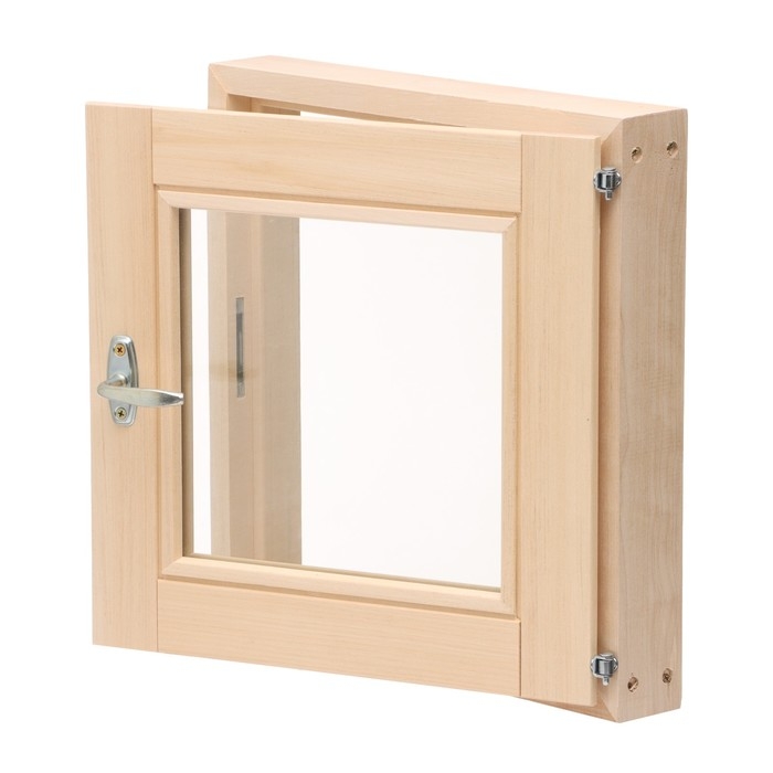 Окно, 40&times;40см, однокамерный стеклопакет ЛИПА