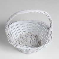 Набор корзин овальные 3 шт            27*21 см, высота 10/14 см, высота с ручкой 29 см, дно 16*16 см