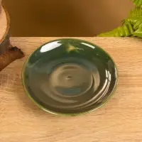 Чашка с блюдцем &laquo;Слоник&raquo;, 13&times;13&times;8 см, керамика, зелёная