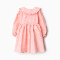 Платье детское с воротником KAFTAN "Ромбик" р.28 (86-92 см)