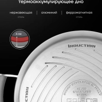 Набор кастрюль Mela из нержавеющей стали 6 предметов