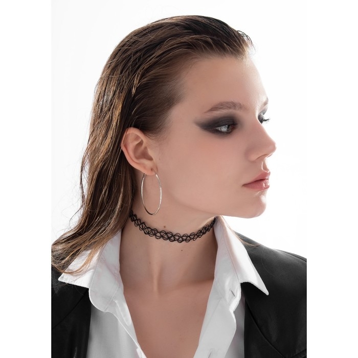 Чокер &laquo;Ассорти&raquo; романтика, (набор 4 шт.), цвет чёрно-серебряный, 30,5 см