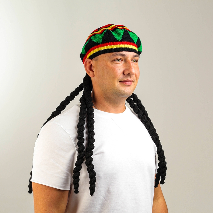 Карнавальная шапка "Косички" р-р 56-58