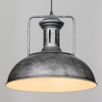 Светильник William 1х40Вт Е27 пр-1м черный/серебро 40х40х35см