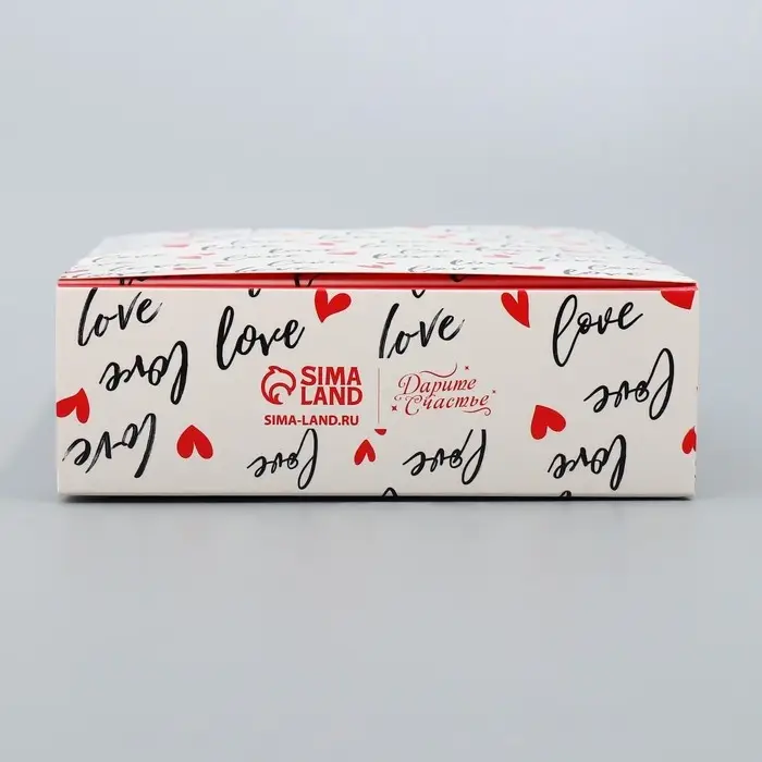 Коробка подарочная складная, упаковка, &laquo;Love&raquo;, 21 х 15 х 5 см