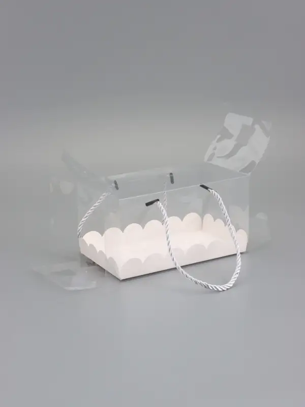 Кондитерская упаковка под рулет, белая 18,5 х 10 х 10 см