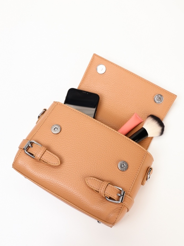 Сумка женская, 22*11*17, отд на молнии, длин ремень, хаки