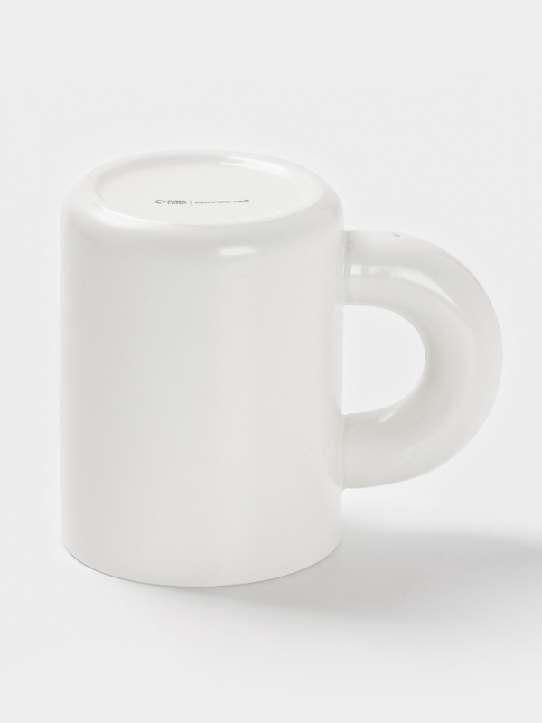 Кружка Доляна "Coffee tike" 12,5х8х10,8 см, цвет белый