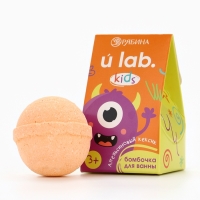 Детский бурлящий шар &laquo;Монстрики&raquo;, аромат апельсиновый кексик 40 г, URAL LAB