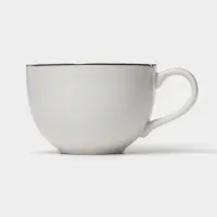 Чайная пара фарфоровая Magistro La Perle, 2 предмета: чашка 230 мл, блюдце d=15 см, цвет белый