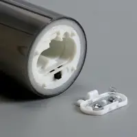 Светодиодная свеча "Серебристая" 18х5.5 см, AAx2 (не в компл.), Т/БЕЛЫЙ