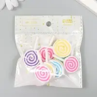 Декор для творчества PVC "Леденец на палочке" МИКС 0,6х2,6х4,4 см