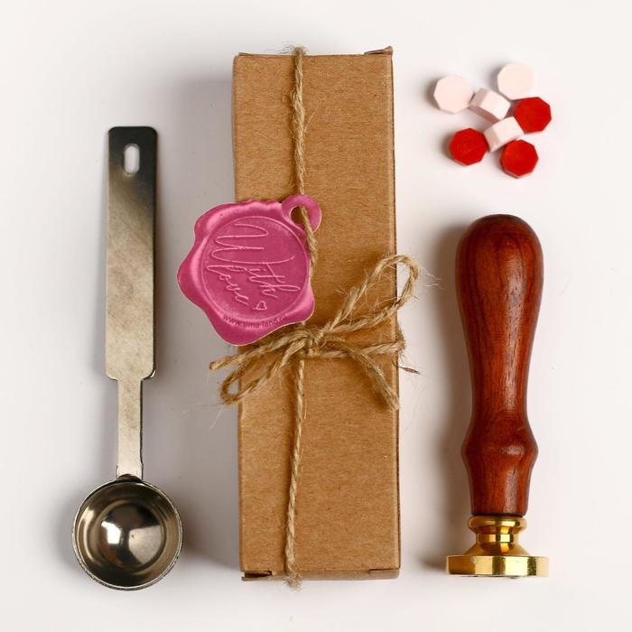 Сургучная печать &laquo;With love&raquo;, 12.5 х 4 х 4 см