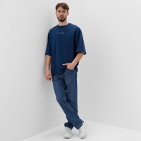 Футболка мужская MIST Fjord, размер 52, синий