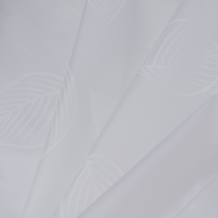 Штора для ванной &laquo;Осень&raquo;, с люверсами, с утяжелителями, PEVA, 180&times;180 см, белая