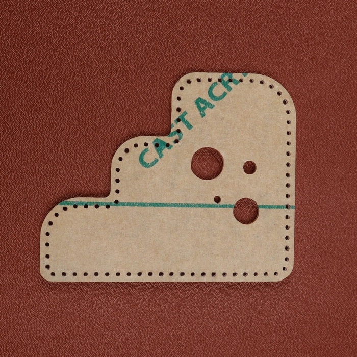 Линейка радиусная, для кожи, шаг 4 мм, акриловая, R5 - 35, S3 Линейка радиусная, для кожи, шаг 4 мм, акриловая, R5 - 35, S3