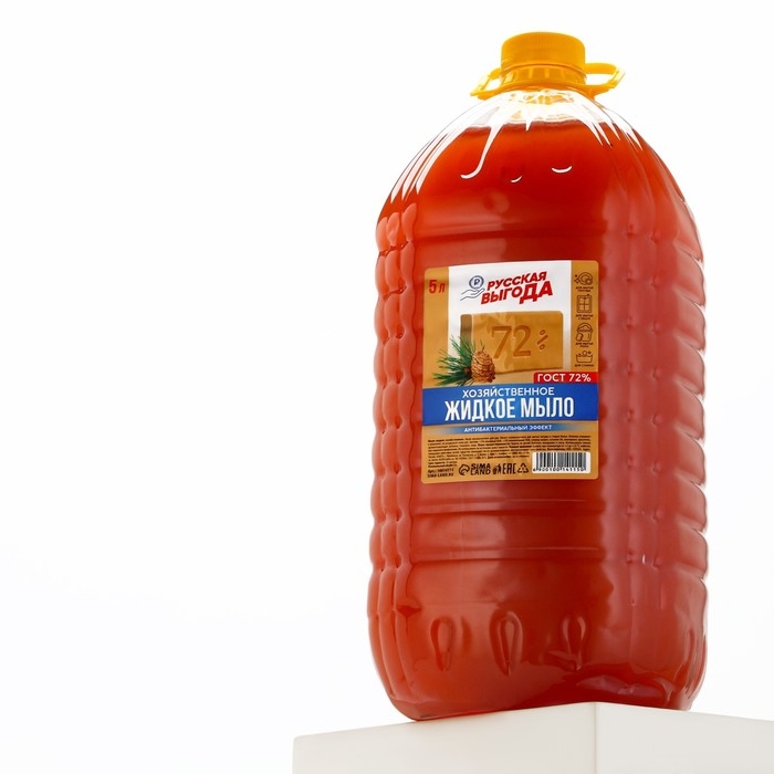 Мыло жидкое хозяйственное &laquo;Масло кедра&raquo;, 5 л, РУССКАЯ ВЫГОДА