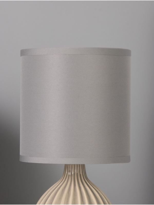 Лампа настольная "Капли" 40Вт Е14 серый 12х12х24см