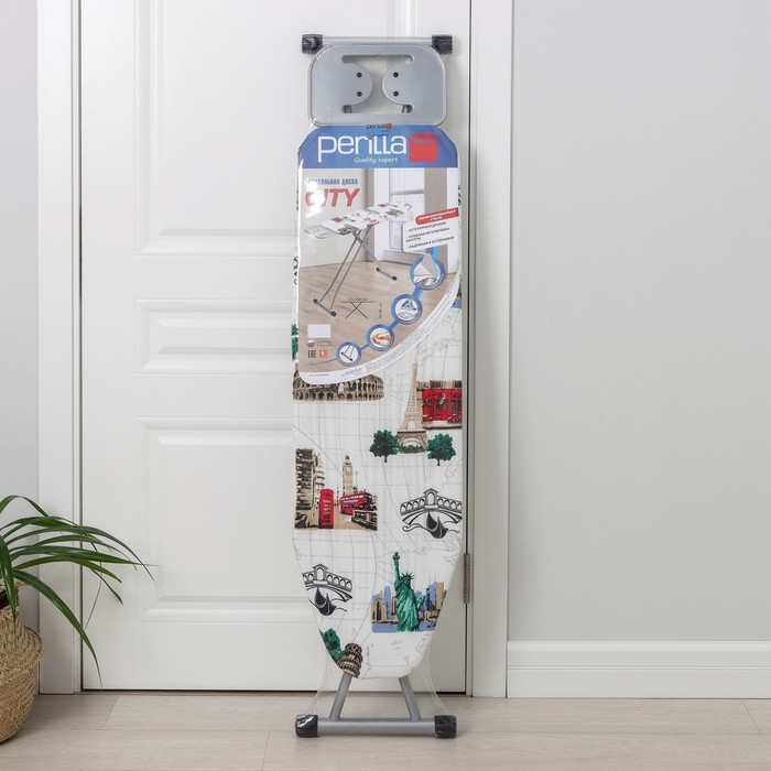 Доска гладильная Dogrular &laquo;Сити&raquo;, 110&times;33 см, регулируемая высота до 90 см