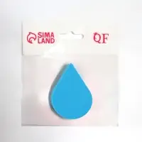 Спонж для макияжа &laquo;Плоская капля&raquo;, 6&times;4.5 см, МИКС