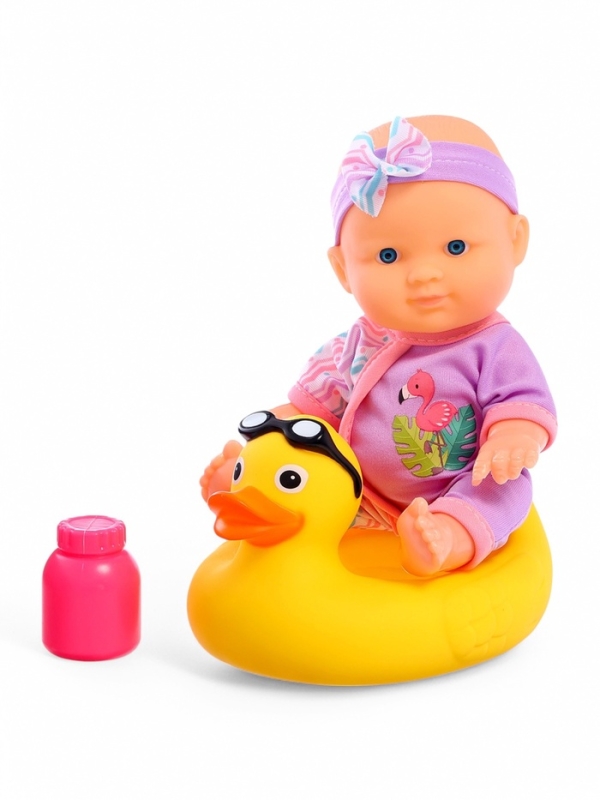 Пупс &laquo;Купание с уточкой&raquo;, с аксессуарами, МИКС