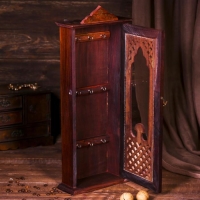 Ключница "Большой замок" дерево 50х21х8 см