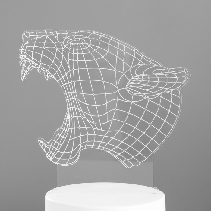 Светильник "Львица" LED RGB от сети 13,7х9,5х12,8 см RISALUX