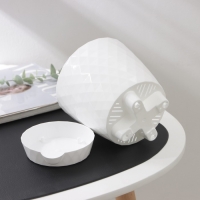 Горшок для цветов с прикорневым поливом &laquo;Румба&raquo;, 1,5 л, цвет белый