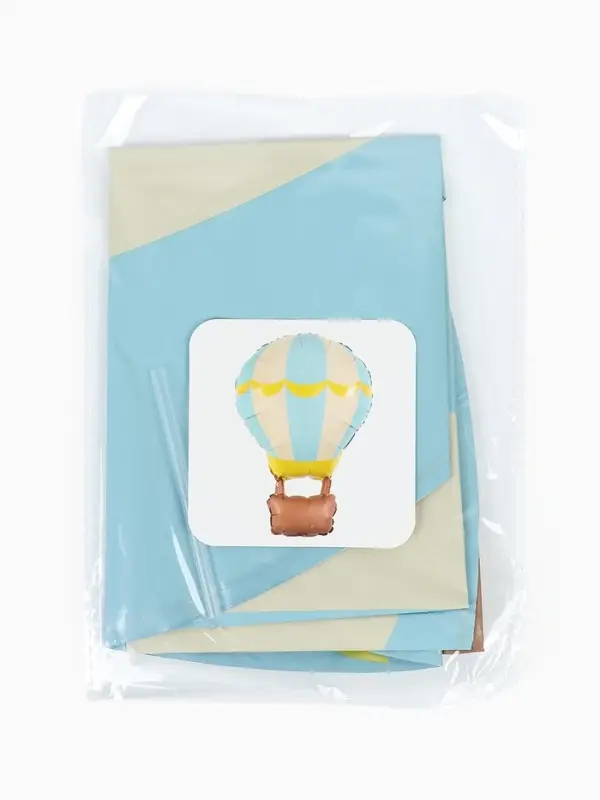 Воздушный шар фольгированный 34" "Воздушный шар" цвет голубой