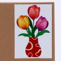 Алмазная вышивка &laquo;Тюльпаны вазе&raquo;, интерьерный декор