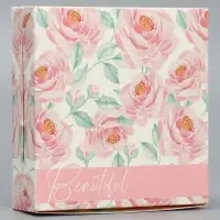 Кондитерская упаковка, коробка &laquo;Нежность&raquo;, 14 х 14 х 3,5 см