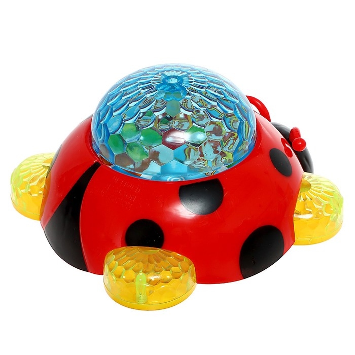 Каталка музыкальная &laquo;Божья коровка&raquo;, световые, звуковые эффекты, работает от батареек