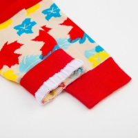 Носки MINAKU &laquo;Листья&raquo;, размер 36-41 (23-27 см)