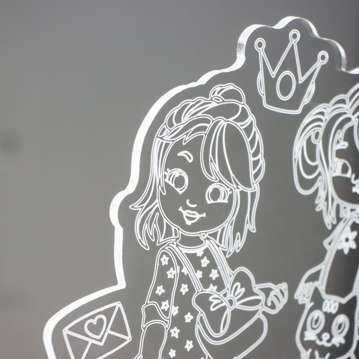 Светильник "Подружки" LED RGB от сети RISALUX