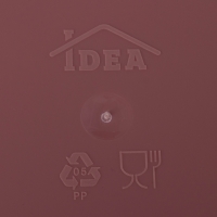 Подставка для моющих средств, пластик, цвет ягодный