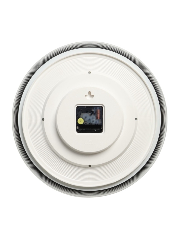 Часы настенные, интерьерные "Рубин", бесшумные, d-34 см, белые