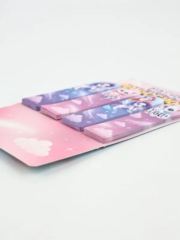 Стикеры-закладки с липким слоем 4 шт, 20 л  "Самая чудесная!"