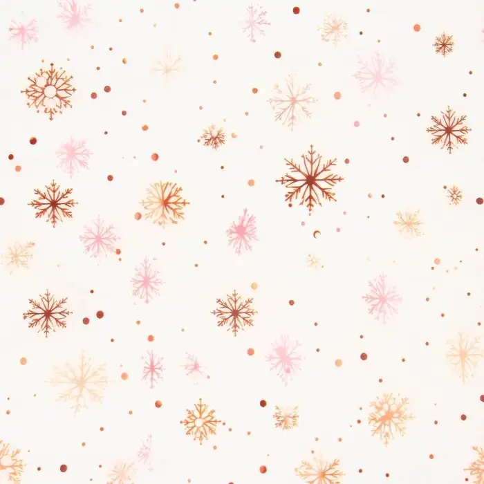 Бумага упаковочная тишью, новогодняя упаковка &laquo;Снежинки на белом&raquo;, 50&times;66 см