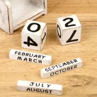 Календарь настольный "Совенок" дерево 11х5х16 см, цв. чёрно-белый