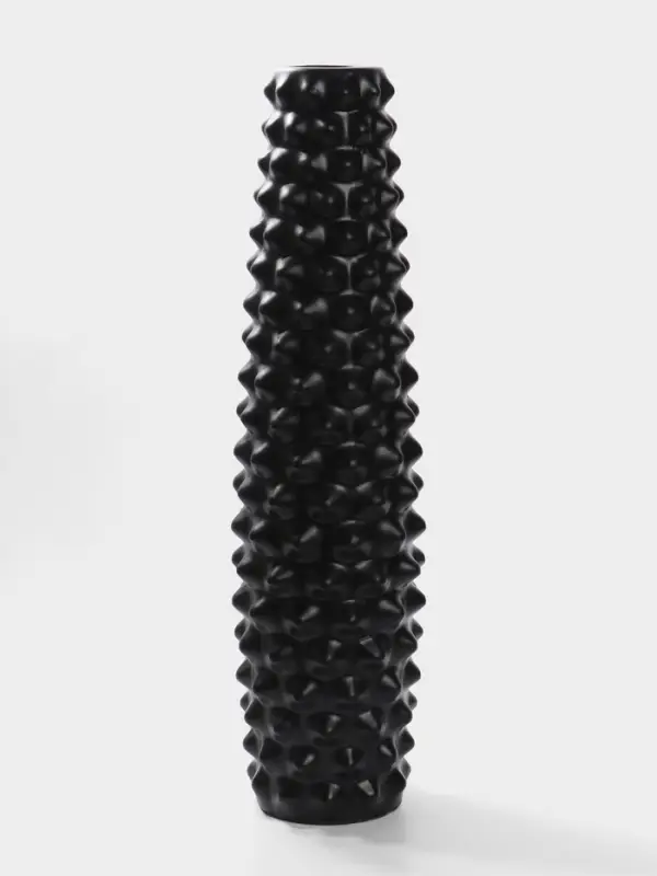Ваза напольная керамика "Ларго" 57х13 см, чёрный