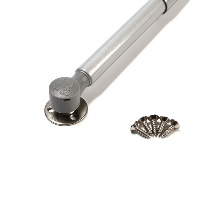 Газлифт 120N CAPPIO, доводчик, бесшумное открывание/закрывание, серый, дополнительная защита, 2 шт.